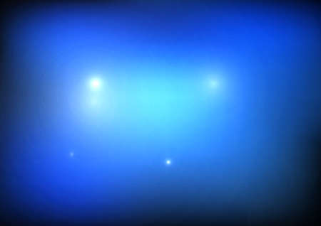 Vector : Abstract hexagons on blue backgroundのイラスト素材