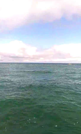 Lake Michigan Rose Clouds at South Havenのeditorial素材