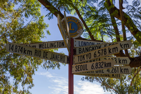 This photo was shot from Alice Springs which located in Northern Terrritory, Australia. This is the dry area of Australia. There are many of Aboriginals stay there.のeditorial素材