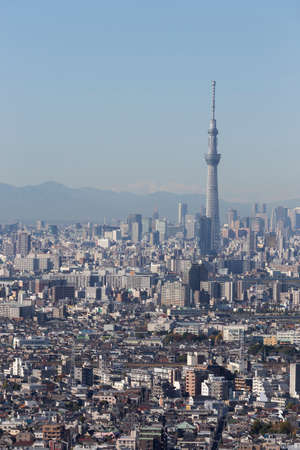 This photo was shot from Tokyo city which is the capital city of Japan. Tokyo is one of the big and busy city in the world but aslo the most beautiful. The japanese also nice.のeditorial素材