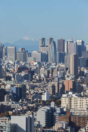 This photo was shot from Tokyo city which is the capital city of Japan. Tokyo is one of the big and busy city in the world but aslo the most beautiful. The japanese also nice.のeditorial素材