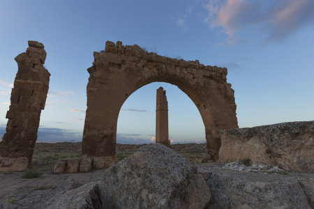 Harran, This photo was shot from Harran city in Turykey. The ruin of first university in Turkey.の写真素材