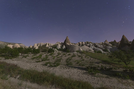 Cappadocia, This photo was shot from Cappadocia which located in the center of Turkey. Cappadocia is an ancient region of Anatolia. The landscape is so beautiful and rich of history.の写真素材