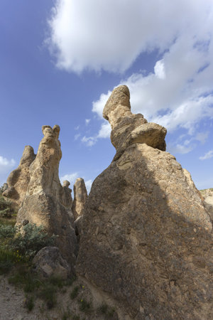 Cappadocia, This photo was shot from Cappadocia which located in the center of Turkey. Cappadocia is an ancient region of Anatolia. The landscape is so beautiful and rich of history.のeditorial素材