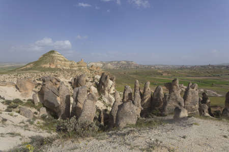 Cappadocia, This photo was shot from Cappadocia which located in the center of Turkey. Cappadocia is an ancient region of Anatolia. The landscape is so beautiful and rich of history.の写真素材