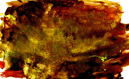 Abstract watercolor background. Texture of watercolor paint on paper.の写真素材