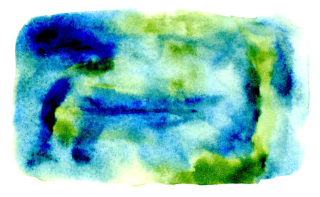 Bright painted watercolor texture. Hand drawn background with text place.の写真素材