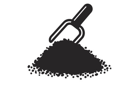 Gardening shovel icon. Flat illustration of gardening shovel icon for web designのイラスト素材