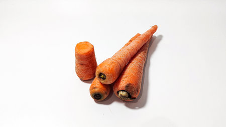 Fresh carrot isolated photo for your design needsの写真素材