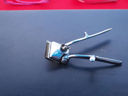 old men's barberの写真素材