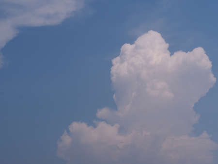 white cloud with beautiful skyの写真素材