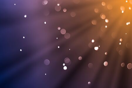 Bokeh Background gradient purple , orangeの写真素材