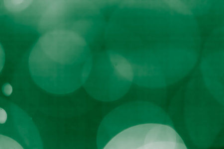 Bokeh background green