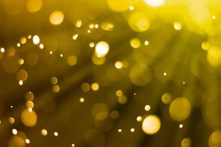 Bokeh Background yellowの写真素材