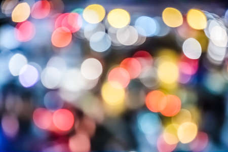 Bokeh background streetの写真素材