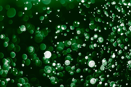 Bokeh background green