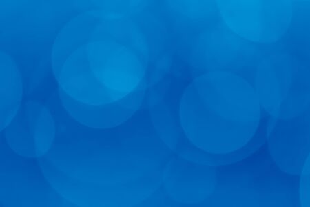 bokeh background blueの写真素材