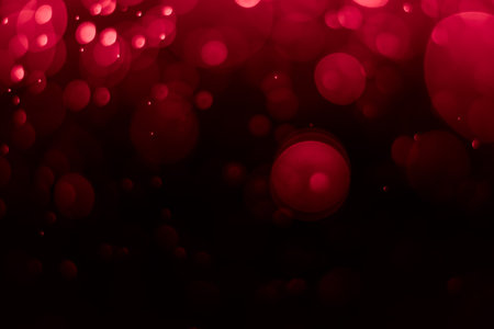 abstract bokeh background dark red color