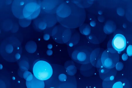 abstract bokeh background blue colorの写真素材