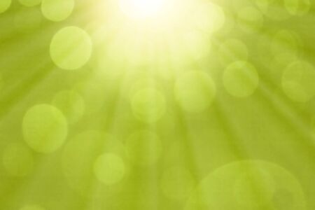 abstract bokeh background  lime green colorの写真素材