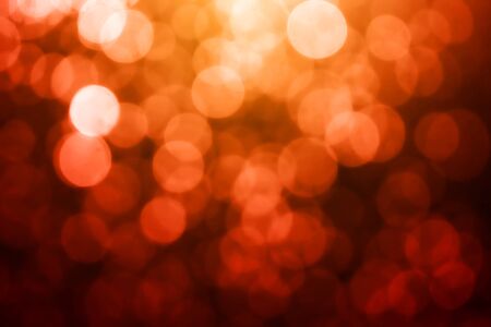 abstract bokeh background  red orange colorの写真素材