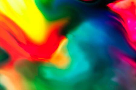 watercolor ink background rainbowの写真素材