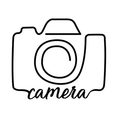 camera iconのイラスト素材