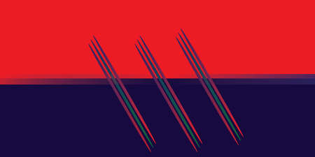 Multicolor simple line art backgroundの写真素材