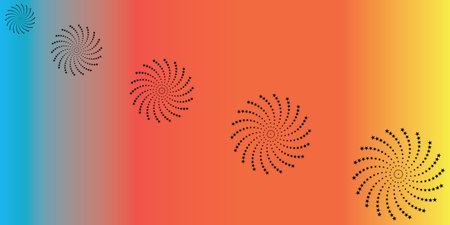Creative multi color mixed design background.