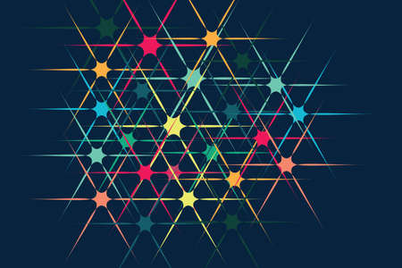 Color effect design illustration backgroundの写真素材