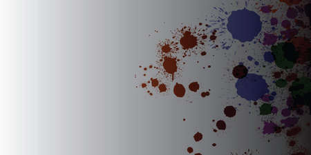 Colorful simple brushes background designの写真素材