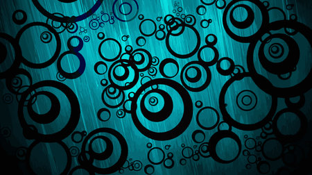 Abstract digital art circle wallpaperの写真素材