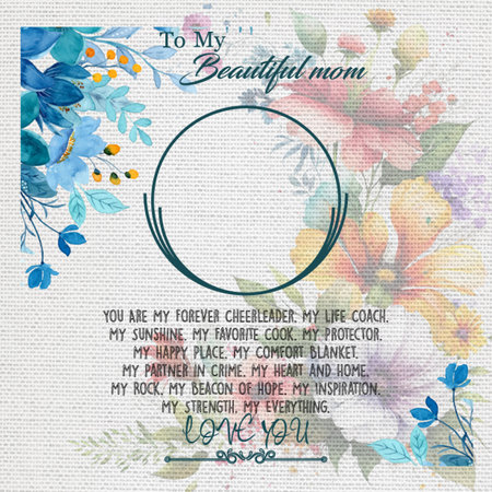 Happy mother's day floral design social media message card design...の写真素材