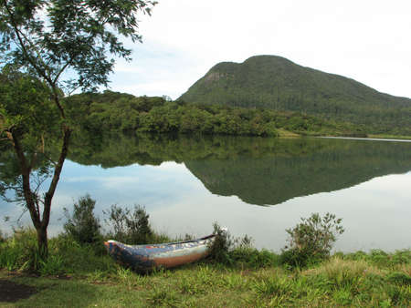 Black Pool, Ambewela, Sri Lankaの写真素材
