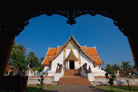 Wat phu min in Nan Thailandの写真素材
