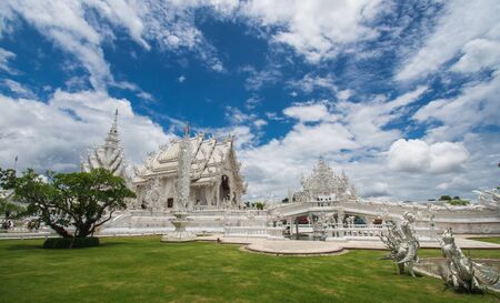 Wat Rong Khun,Chiangrai, Thailandの写真素材