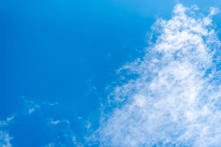 blue sky with beautiful clouds