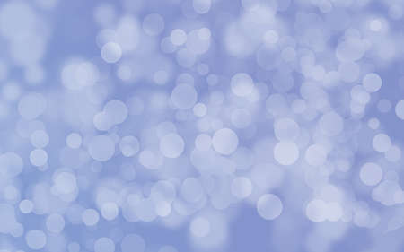Beautiful abstract bokeh in blue and white tones for festive backgrounds and Wallpaper and Shiny Decorations Cool banners on pages, advertisements, websitesの写真素材