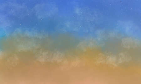 evening sky and stars backgroundの写真素材