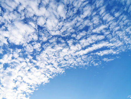 Blue sky clear sky background.の写真素材