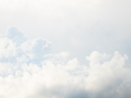 blue sky with beautiful clouds.の写真素材