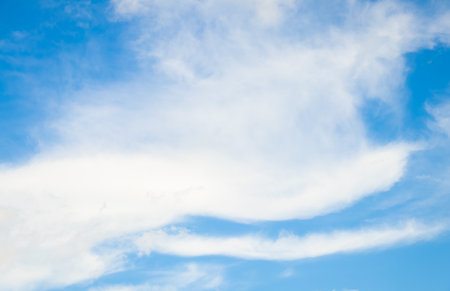 blue sky with beautiful clouds.の写真素材