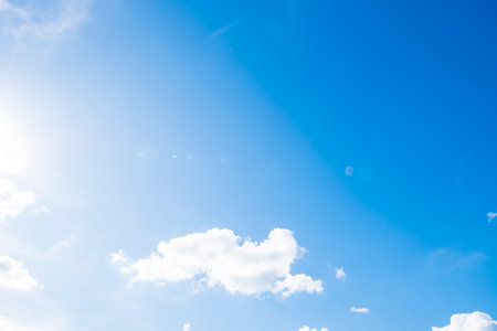 blue sky clear sky background.
.の写真素材