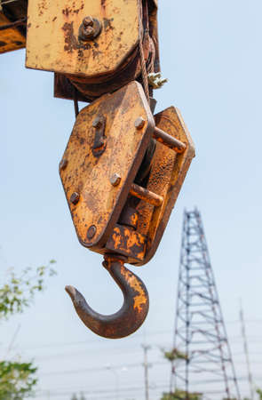 Crane hookの写真素材