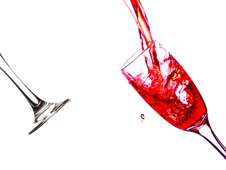 Red wine splash,の写真素材