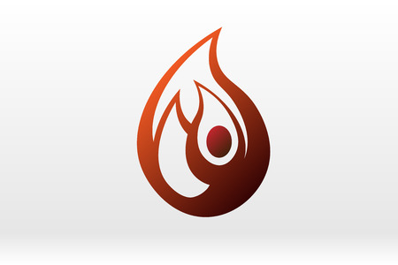 Fire. vector Icon  illustration for designのイラスト素材