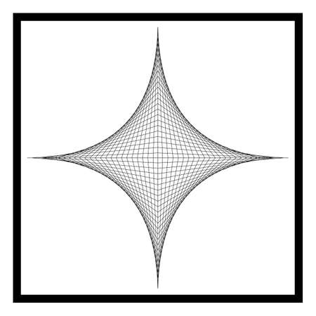 Geometric Line Art Pattern Designのイラスト素材