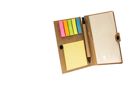 	Brown notebook
