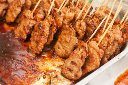 Pig roastingの写真素材