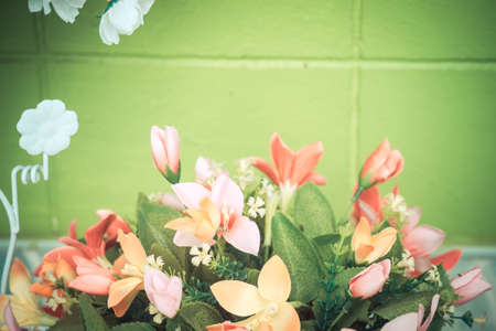 Decorative arrangement beautiful flowersの写真素材